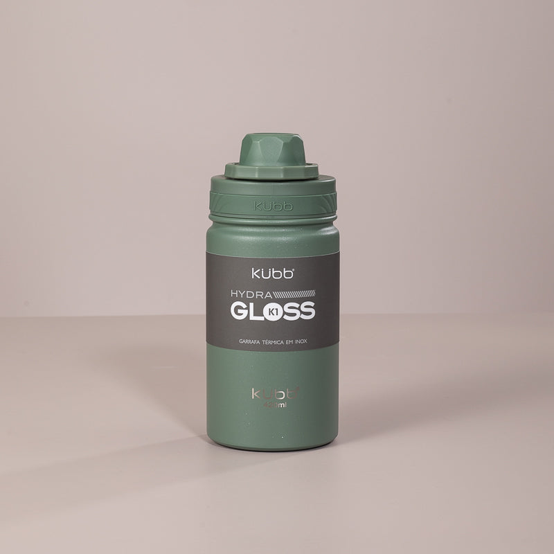 Garrafa Térmica Hydra Gloss K1 Verde - 420ml