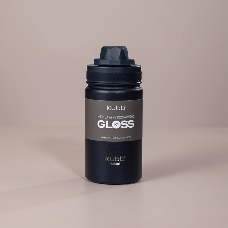 Garrafa Térmica Hydra Gloss K1 Azul - 420ml