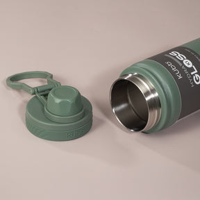 Garrafa Térmica Hydra Gloss K1 Cinza Escuro - 420ml