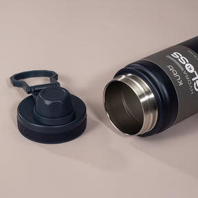 Garrafa Térmica Hydra Gloss K1 Cinza Escuro - 420ml