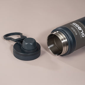 Garrafa Térmica Hydra Gloss K1 Cinza Escuro - 420ml