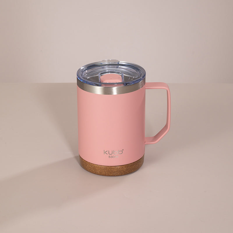 Caneca de Café Kubb 530ml Rosa